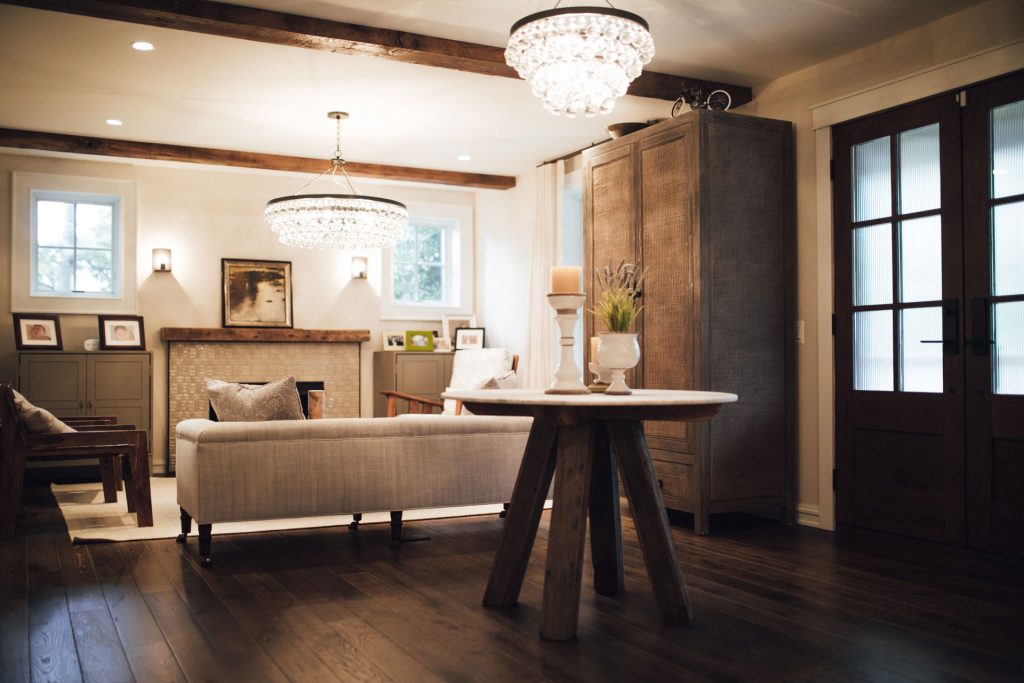 Fort McHenry living room 2 - American Heritage flooring by Cochran's Lumber