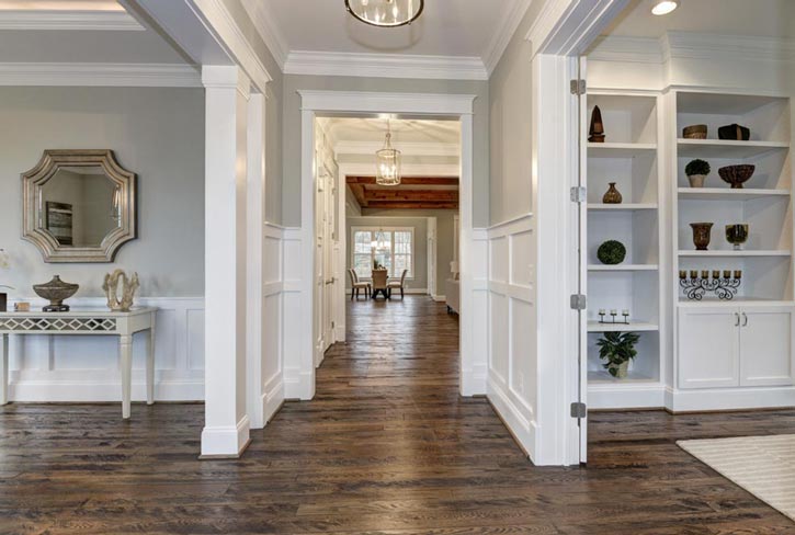Cochrans Live Sawn White Oak Hallway