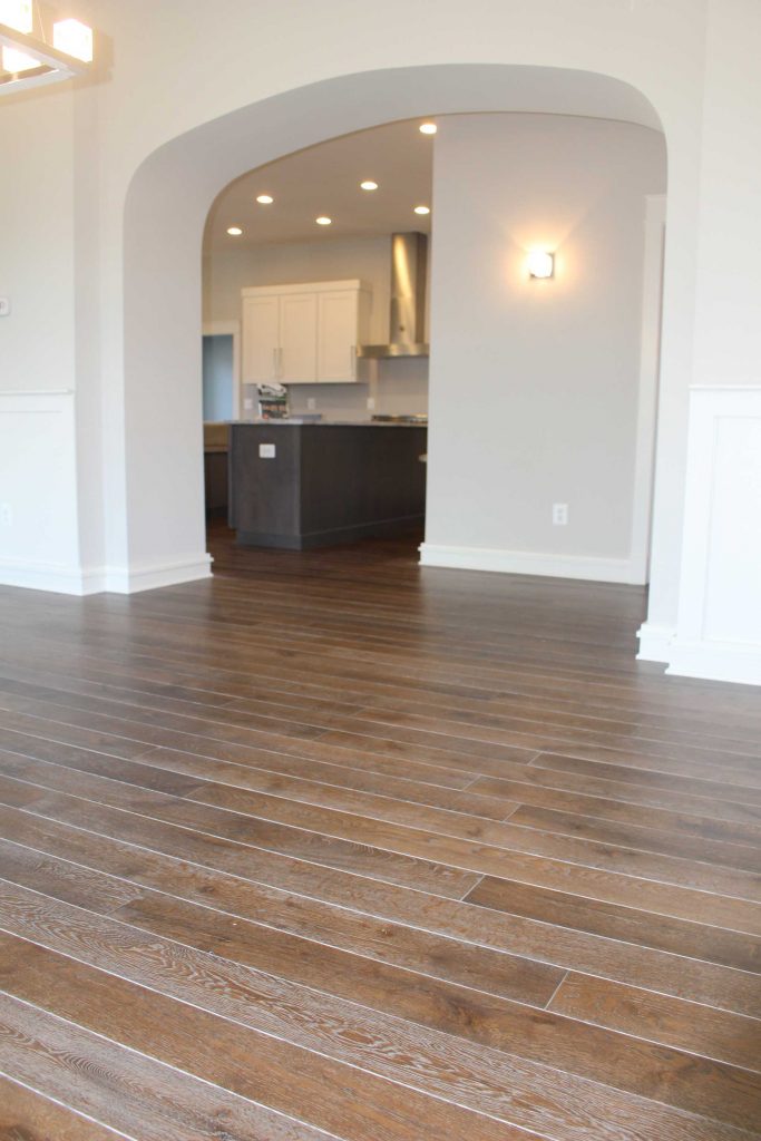 Doll Homes custom flooring by Cochran's Lumber