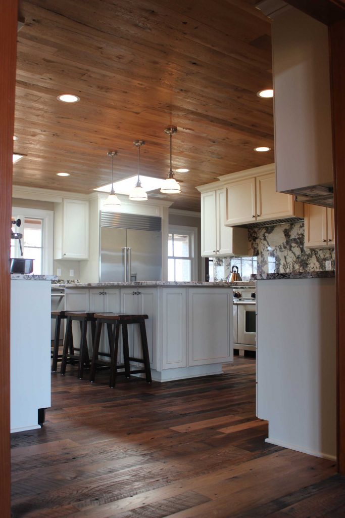 Scheumann Remodel ceiling and flooring by Cochrans Lumber