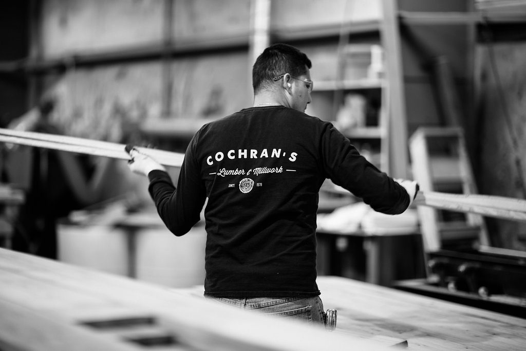 Wood flooring made in America by Cochran's Lumber