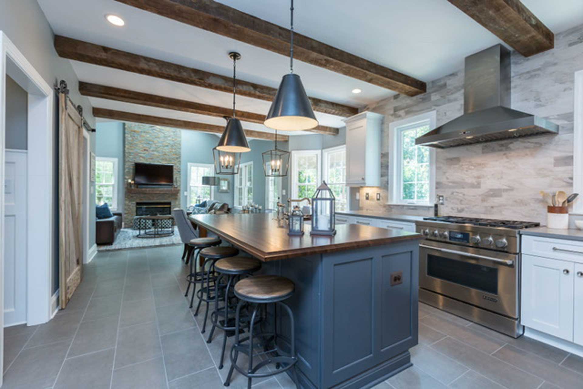 Rustic Boxbeams by Cochran's Lumber